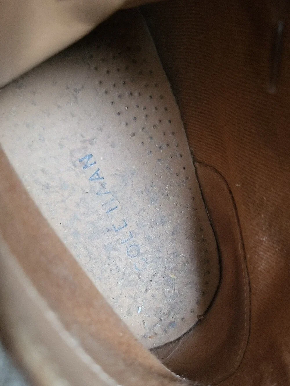 Cole Haan Brown Leather Chukka Wingtip Boot